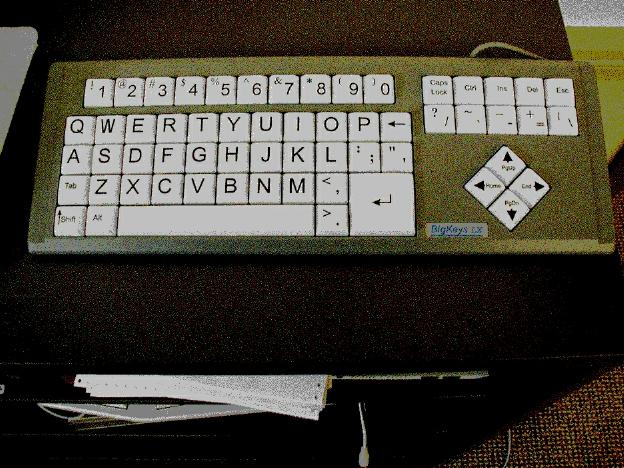 Diagram - extra-large keyboard