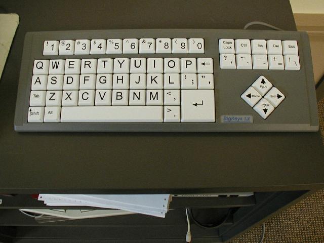 Diagram - larger keyboard
