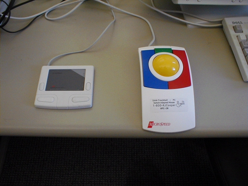 Decorative Picture - trackpad and trackball