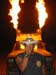 pope flames