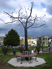 Tree Spire sculpture