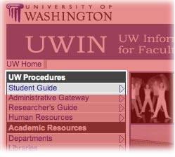 Part of UWIN page