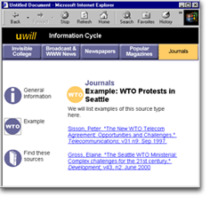 Screen shot of sources model.  Click on "door" below to enter.