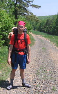 Me, hiking on the AT in PA.
