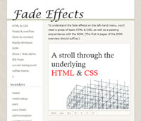 screen shot of Fade Effect slide show
