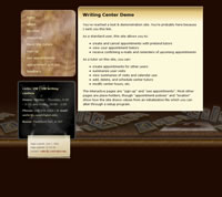 screen shot of Newts site