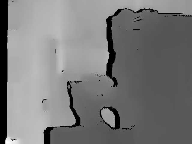 Calculated depth image