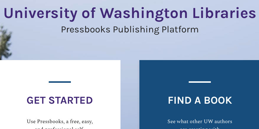 UW Pressbooks Publishing Platform
