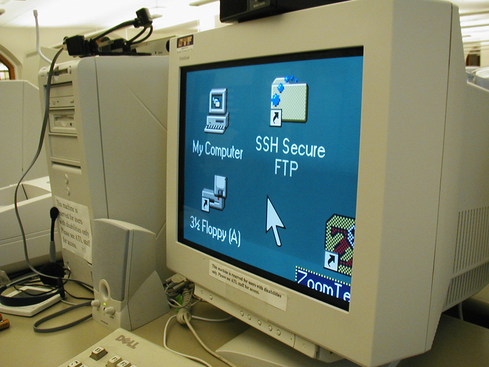 screenshot of large print display