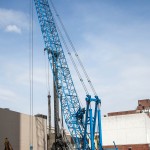 Retaining wall construction