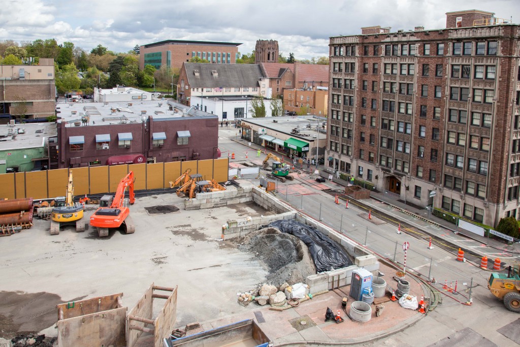 Retaining wall construction