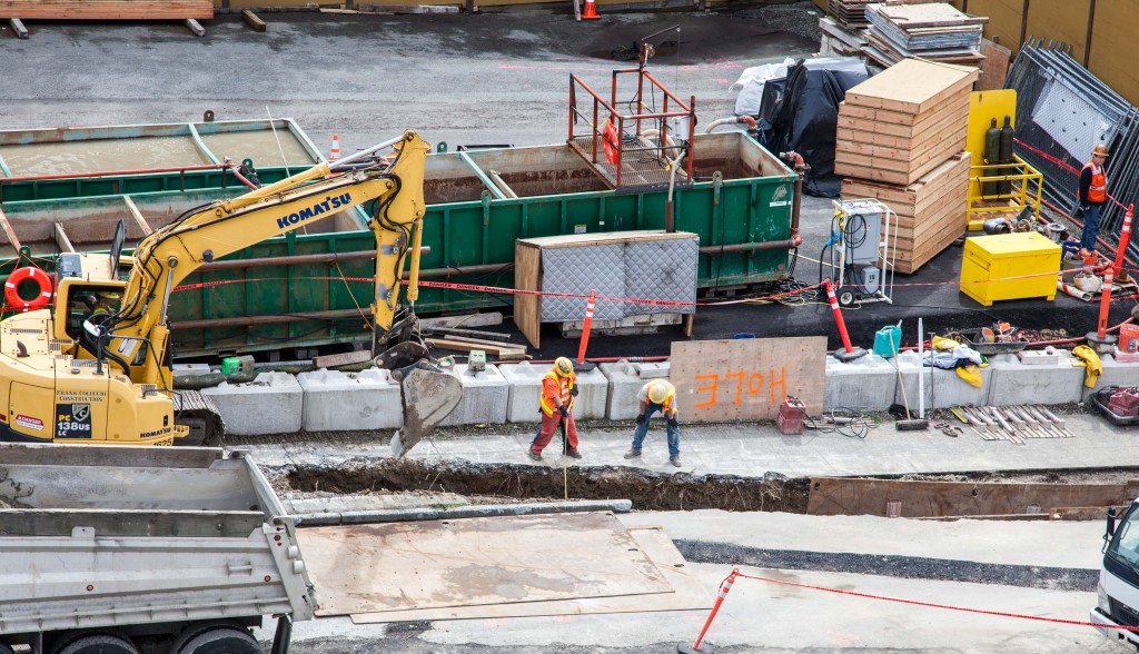 Retaining wall construction