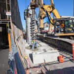 Retaining wall construction