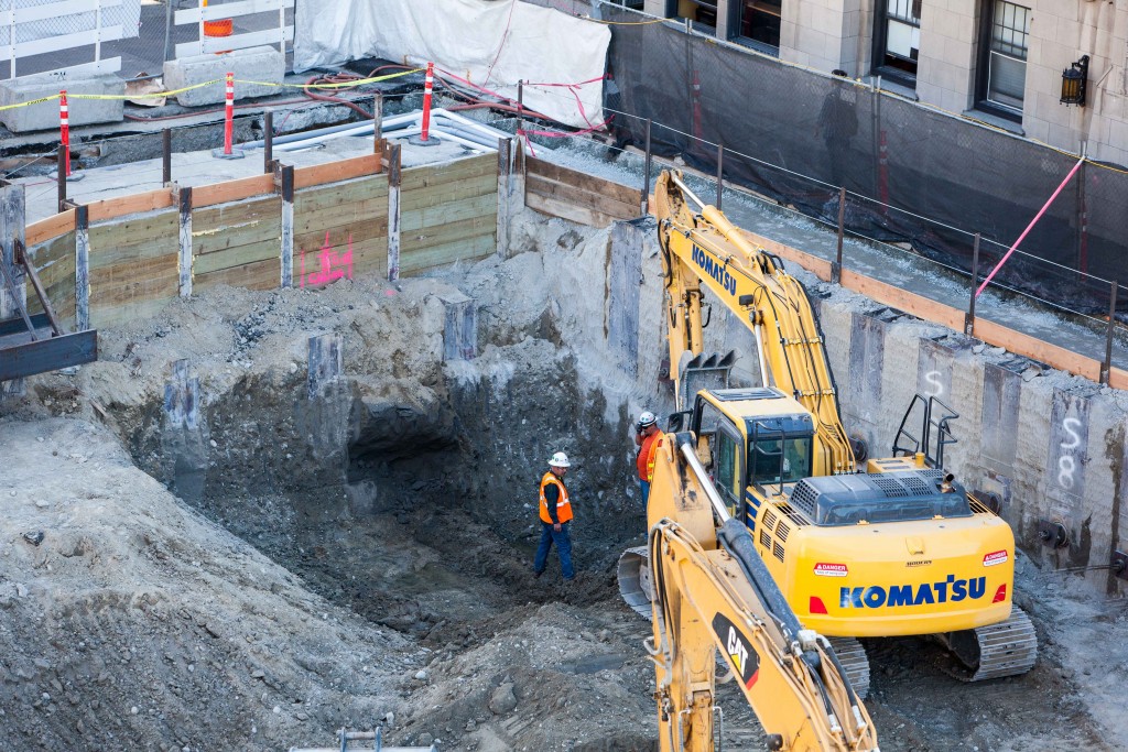 Excavation continues