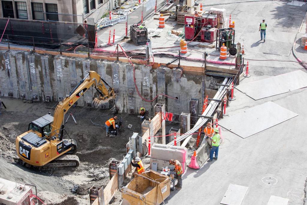 Excavation continues