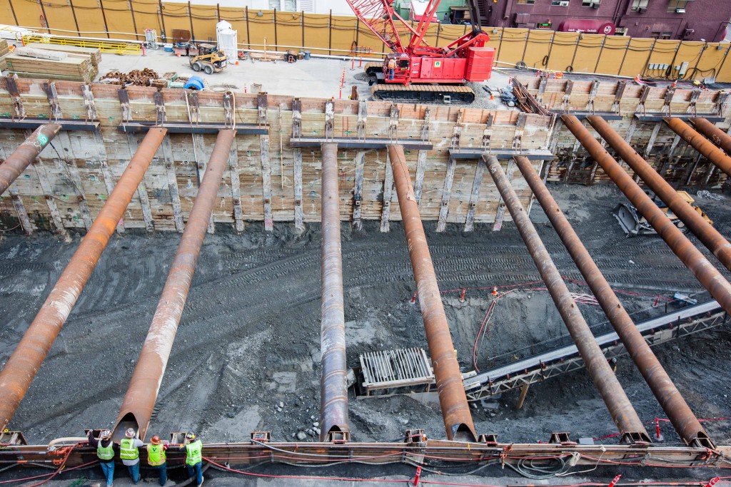 Conveyor belt excavation