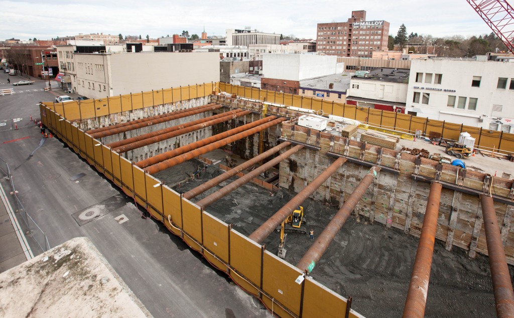 Conveyor belt excavation