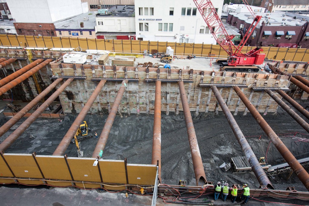 Conveyor belt excavation