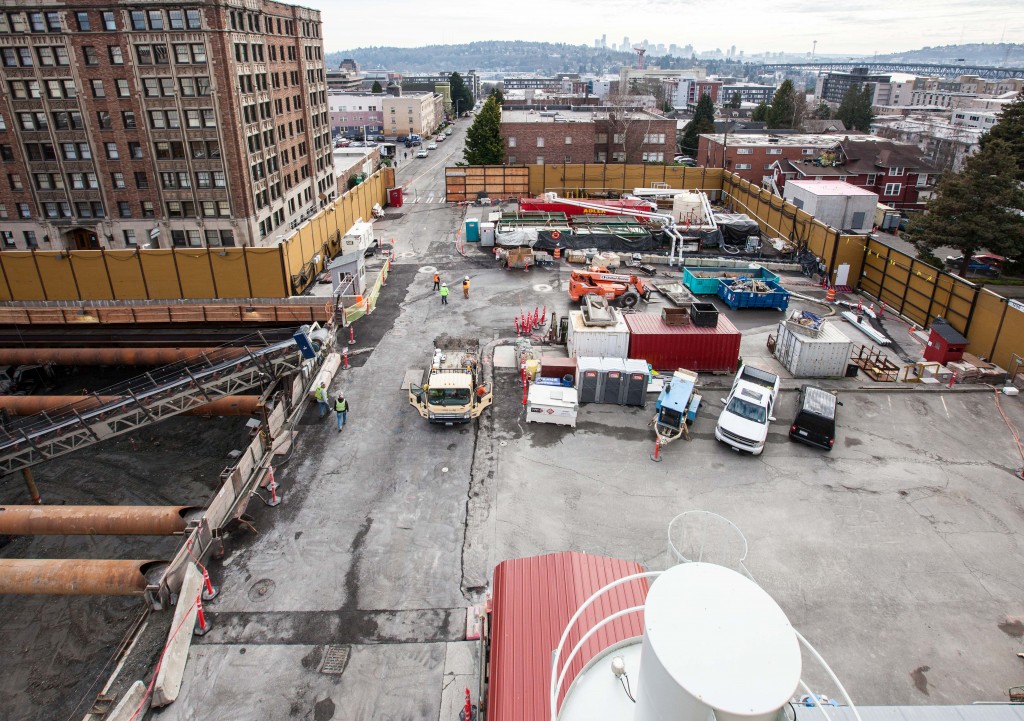 Conveyor belt excavation