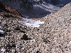 I am standing at the spot where this time last year the glacier reached.