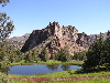 Side view of the Smith Rock Group