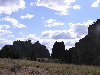 Is that a mirage?  No, it's just the climbing Mecca, Smith Rock.