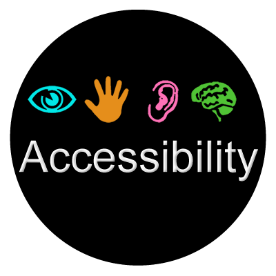 Accessibility logo, 400 x 400