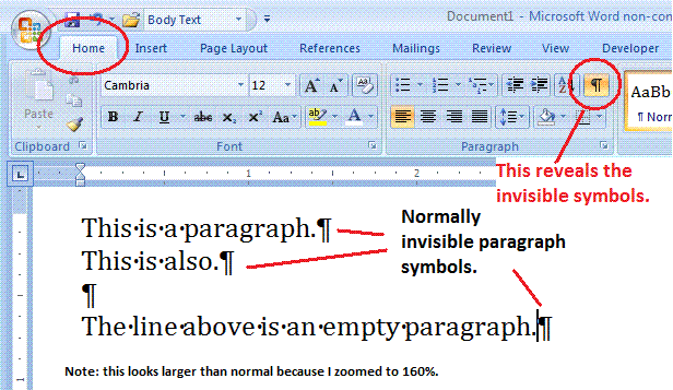 Paragraph Alignment In Word Processor