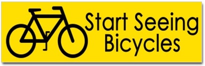 Start seeing bicycles.